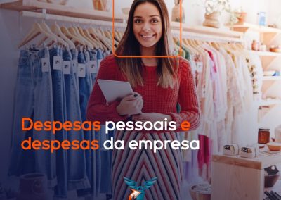 Despesas pessoais e despesas da empresa