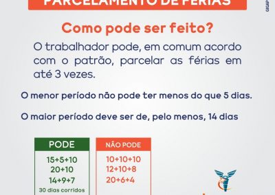 Parcelamento de Férias