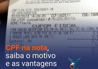 CPF na nota, saiba o motivo e as vantagens